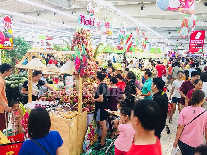 big c va go market dua thanh long binh thuan den voi nguoi tieu dung thu do