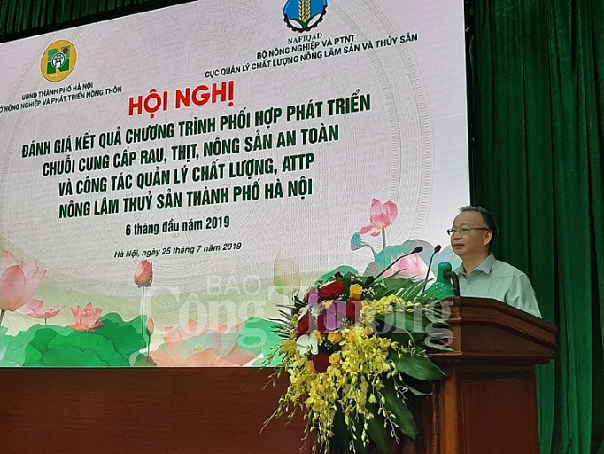 ha noi da trien khai xay dung 727 chuoi cung cap rau thit an toan voi cac tinh thanh pho