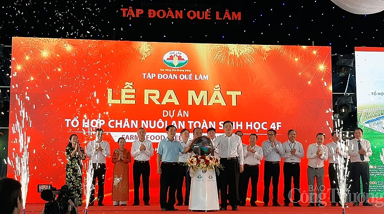Lễ ra mắt Dự án Tổ hợp chăn nuôi an toàn sinh học 4F 5522 le ra mat du an to hop chan nuoi an toan sinh hoc 4f