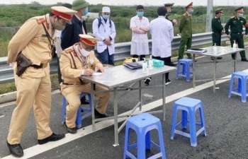 22 chốt kiểm soát Covid-19 tại các cửa ngõ Hà Nội