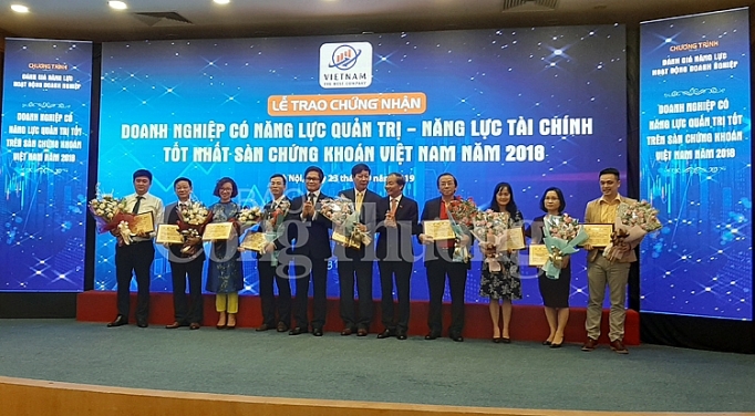 Công bố doanh nghiệp đạt chỉ số năng lực quản trị tài chính tốt trên sàn chứng khoán 2018 cong bo doanh nghiep dat chi so nang luc quan tri tai chinh tot tren san chung khoan 2018