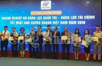 Công bố doanh nghiệp đạt chỉ số năng lực quản trị tài chính tốt trên sàn chứng khoán 2018