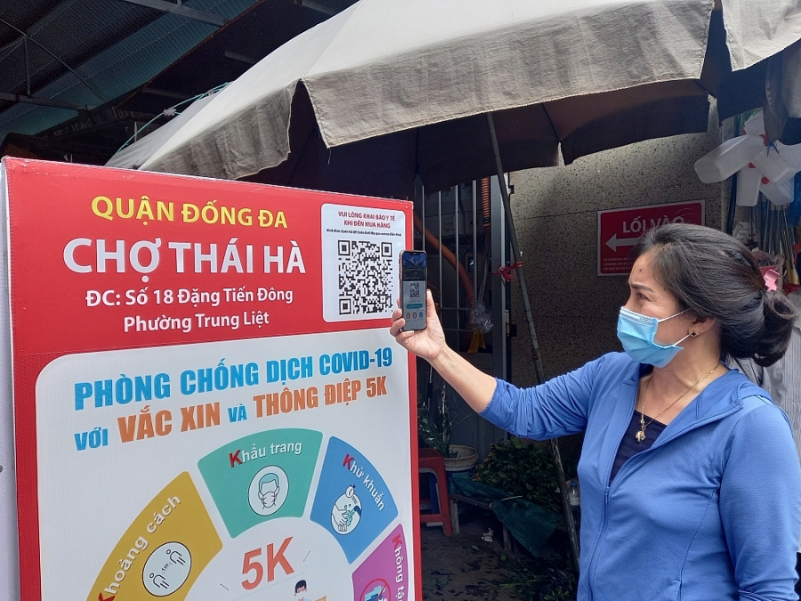 Hà Nội: Triển khai nền tảng khai báo y tế điện tử, quản lý thông tin người ra vào địa điểm bằng mã QR