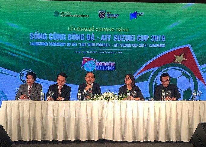 cong bo chuong trinh song cung bong da aff suzuki cup 2018