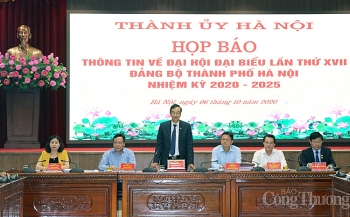 Đại hội lần thứ XVII Đảng bộ Thành phố Hà Nội nhiệm kỳ 2020 - 2025 sẽ diễn ra từ ngày 11-13/10