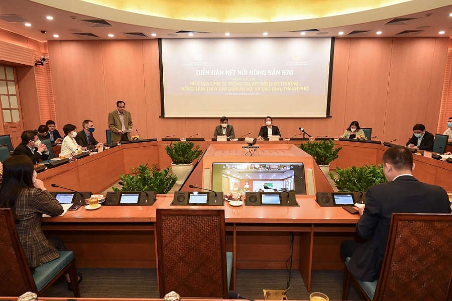 Kết nối giao thương nông lâm thủy sản Hà Nội với 40 tỉnh, thành phố Kết nối giao thương nông lâm thủy sản Hà Nội với 40 tỉnh, thành phố