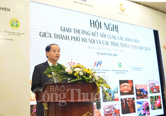 Giao thương, kết nối cung cầu hàng hóa giữa Hà Nội và các tỉnh thành phố năm 2019: Thúc đẩy tiêu thụ sản phẩm địa phương giao thuong ket noi cung cau hang hoa giua ha noi va cac tinh thanh pho nam 2019 thuc day tieu thu san pham dia phuong