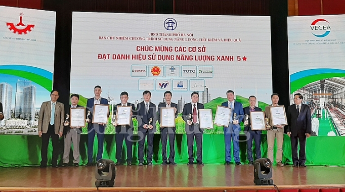 vinh danh 32 co so cong trinh xay dung su dung nang luong xanh nam 2019