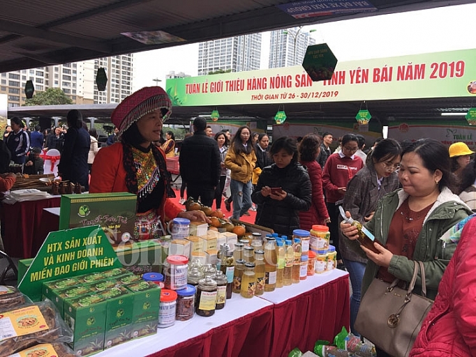 nong san yen bai do bo ve thi truong thu do