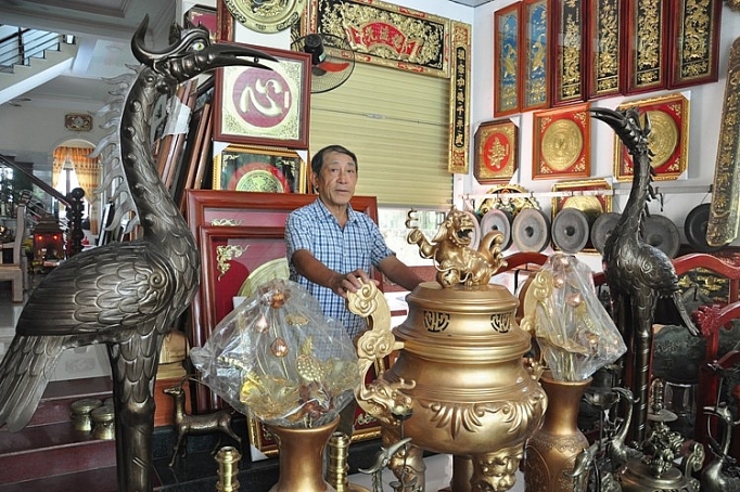 Nghệ nhân Đặng Ích Hân: Say nghề và đóng góp lớn gìn giữ nghề nghe nhan dang ich han say nghe va dong gop lon gin giu nghe