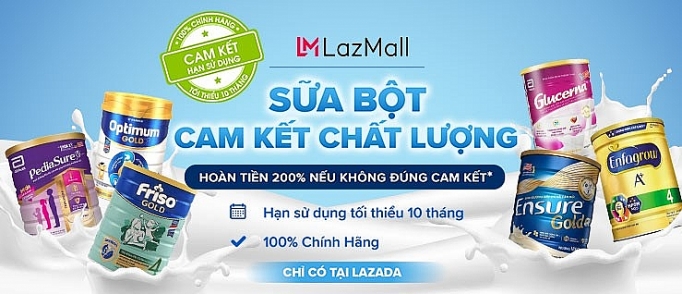 3 cam ket vang cua lazada voi chuong trinh sua bot cam ket chinh hang