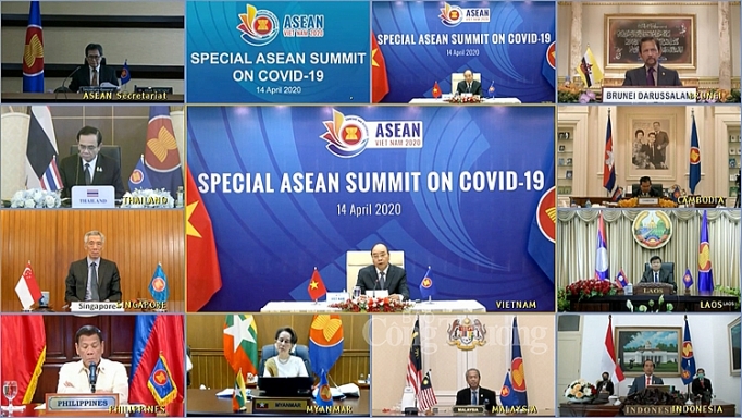 Hội nghị Cấp cao đặc biệt ASEAN ra Tuyên bố về ứng phó dịch bệnh Covid-19 ho i nghi cap cao dac biet asean ra tuyen bo ve ung pho dich benh covid 19