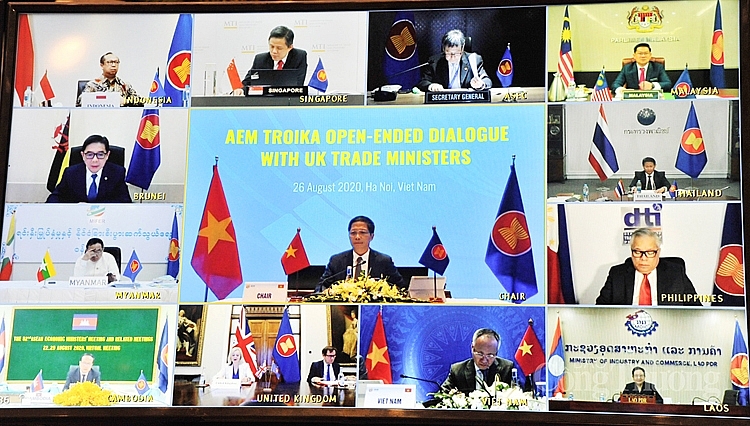ASEAN - Vương Quốc Anh cam kết  ủng hộ theo đuổi mục tiêu thương mại tự do ASEAN   Vương Quốc Anh cam kết  ủng hộ theo đuổi mục tiêu thương mại tự do