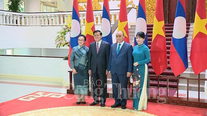 Đưa quan hệ đối tác toàn diện Việt Nam – Lào sang trang mới dua quan he doi tac toan dien viet nam lao sang trang moi