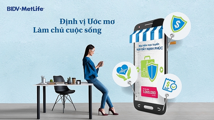 bidv metlife ra mat san pham bao hiem truc tuyen vun day hanh phuc