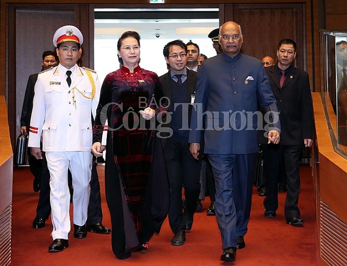 tong thong an do phat bieu truoc quoc hoi viet nam
