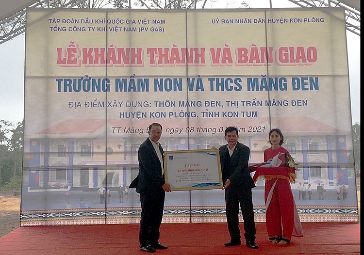 PV GAS tài trợ 12 tỷ đồng xây dựng trường học Kon Tum|