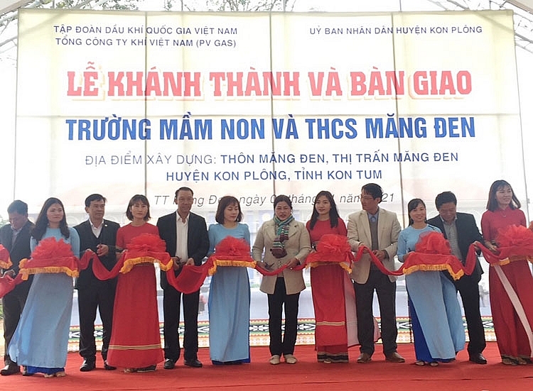 PV GAS tài trợ 12 tỷ đồng xây dựng trường học Kon Tum|