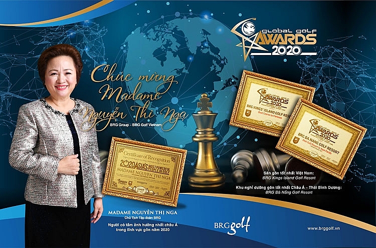 Tập đoàn BRG được vinh danh nhiều giải thưởng tại Global Golf Awards 2020 Tập đoàn BRG được vinh danh nhiều giải thưởng tại Global Golf Awards 2020