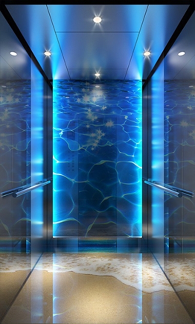 Khi cabin thang máy là những tác phẩm nghệ thuật Khi cabin thang máy là những tác phẩm nghệ thuật