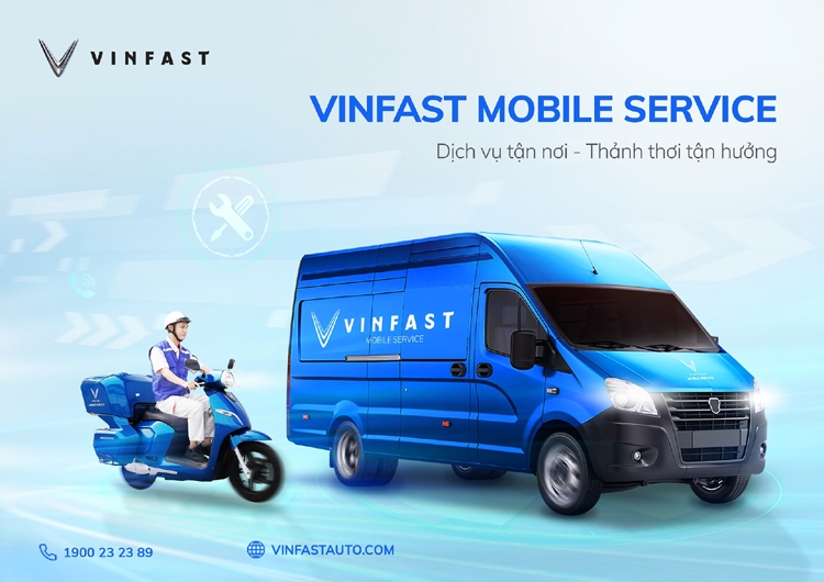 VinFast triển khai dịch vụ sửa chữa lưu động chính hãng đầu tiên tại Việt Nam VinFast triển khai dịch vụ sửa chữa lưu động chính hãng đầu tiên tại Việt Nam