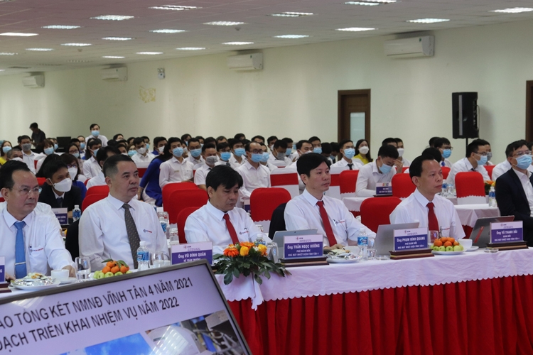 Nhiệt điện Vĩnh Tân 4: Năm 2022 phấn đấu hoàn thành vượt mức sản lượng điện sản xuất là 5,019 tỷ kWh Nhiệt điện Vĩnh Tân 4: Năm 2022 phấn đấu hoàn thành vượt mức sản lượng điện sản xuất là 5,019 tỷ kWh