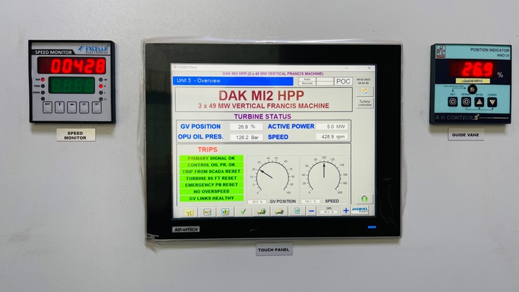 Tổ máy số 3 của Dự án Thủy điện ĐăkMi 2 đã chính thức hòa lưới điện quốc gia Tổ máy số 3 của Dự án Thủy điện ĐăkMi 2 đã chính thức hòa lưới điện quốc gia