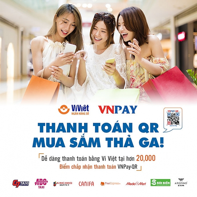 Ví Việt: Thanh toán QR – Mua sắm thả ga vi viet thanh toan qr mua sam tha ga