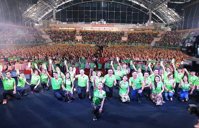 herbalife to chuc su kien dong dien shake ky luc