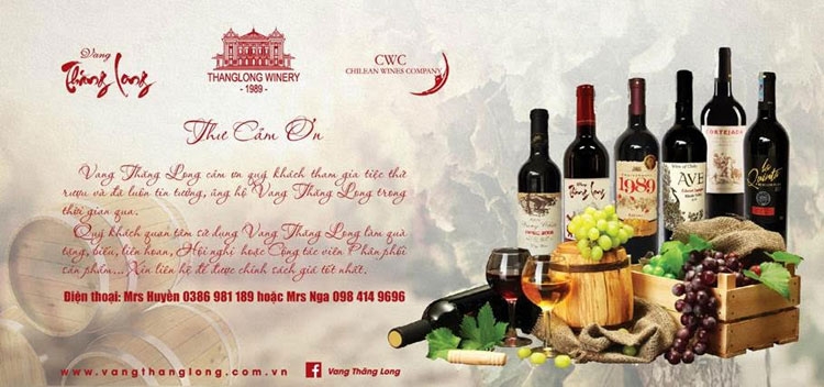 Trải nghiệm văn hóa vang tại Thăng Long Winery