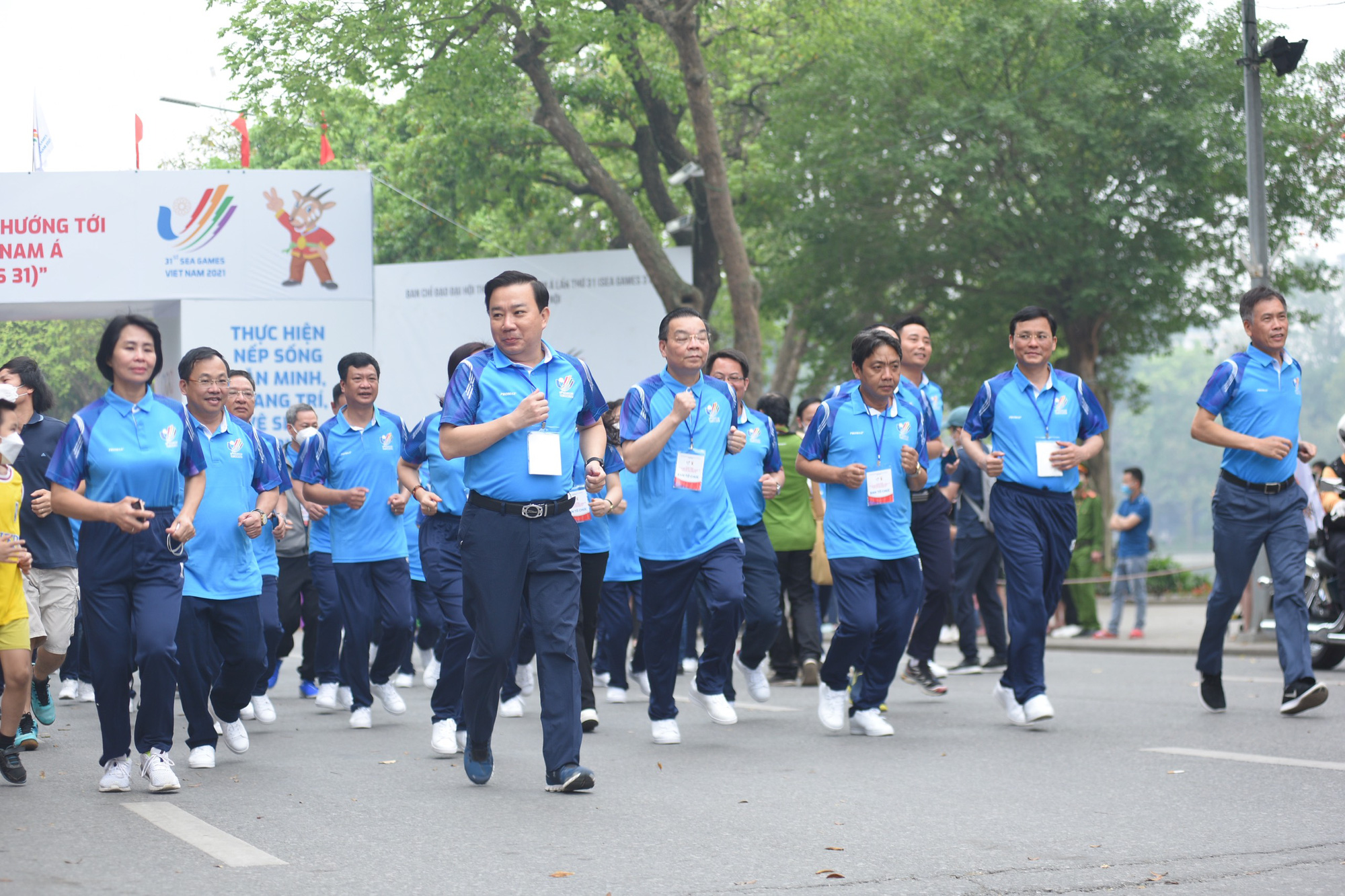 Hà Nội tổ chức Lễ phát động đếm ngược 31 ngày hướng tới SEA Games 31 - Ảnh 6. Hà Nội tổ chức Lễ phát động đếm ngược 31 ngày hướng tới SEA Games 31 - Ảnh 6.