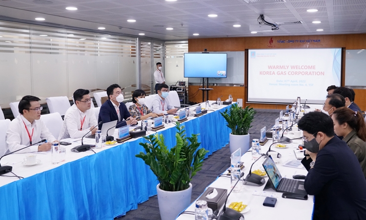 PV GAS tiếp đón và làm việc với Tổng công ty Khí Hàn Quốc PV GAS tiếp đón và làm việc với Tổng công ty Khí Hàn Quốc