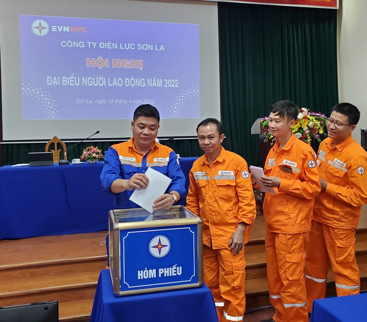 PC Sơn La: Tổ chức Hội nghị đại biểu người lao động năm 2022