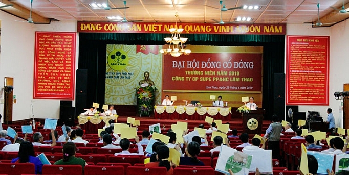 cong ty cp supe phot phat va hoa chat lam thao dai hoi dong co dong nam 2019