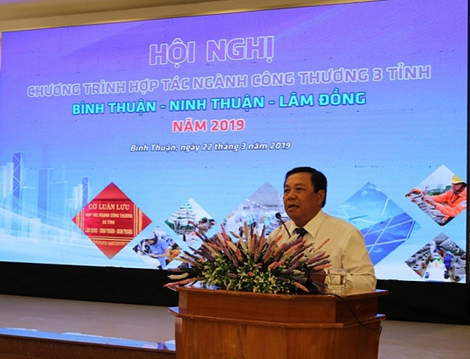 hoi nghi chuong trinh hop tac nganh cong thuong 3 tinh binh thuan ninh thuan lam dong nam 2019