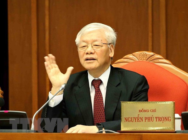 Toàn văn phát biểu bế mạc Hội nghị Trung ương 10 của Tổng Bí thư toan van phat bieu be mac hoi nghi trung uong 10 cua tong bi thu