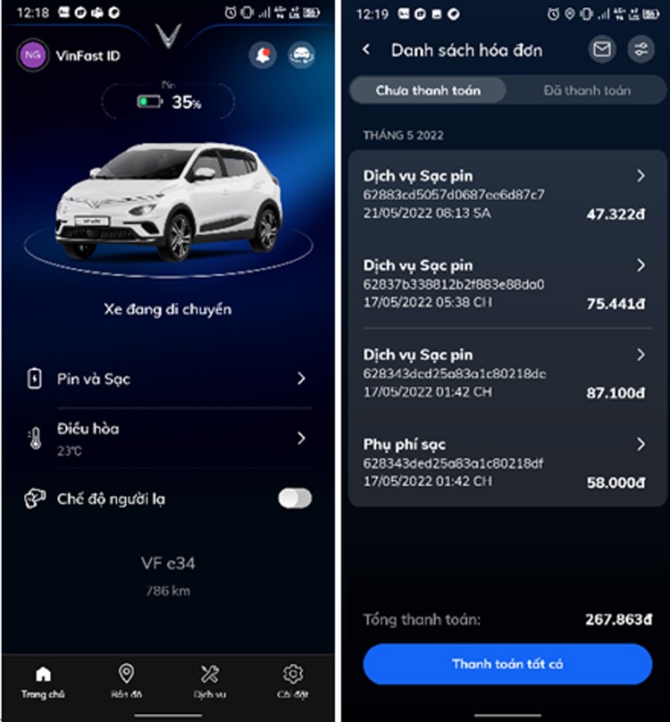 Ứng dụng VinFast: Khi “xế yêu” luôn trong tầm tay