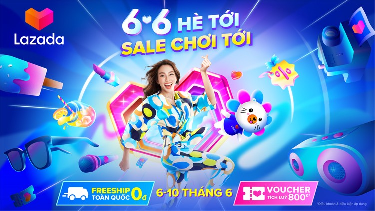 Lazada Việt Nam chính thức khởi động Lễ hội mua sắm 6.6 Lazada Việt Nam chính thức khởi động Lễ hội mua sắm 6.6