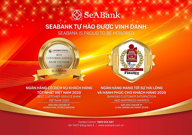 Dịch vụ khách hàng của SeABank được nhiều tổ chức quốc tế vinh danh dich vu khach hang cua seabank duoc nhieu to chuc quoc te vinh danh