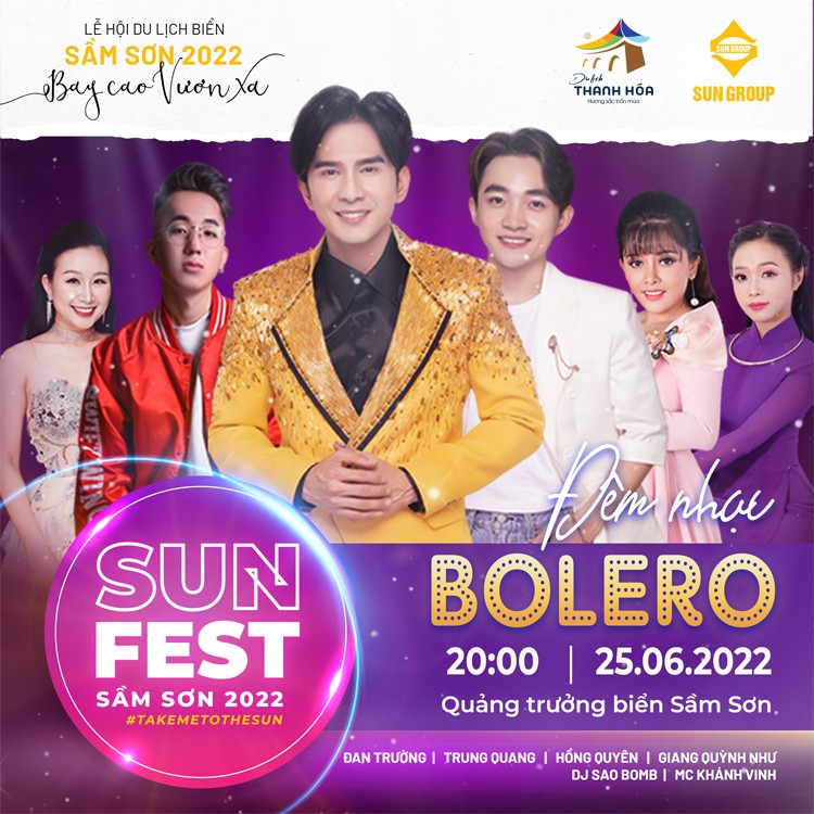 Nồng nhiệt và sâu lắng trong đêm nghệ thuật Sun Fest thứ 9 với chủ đề nhạc Bolero Nồng nhiệt và sâu lắng trong đêm nghệ thuật Sun Fest thứ 9 với chủ đề nhạc Bolero