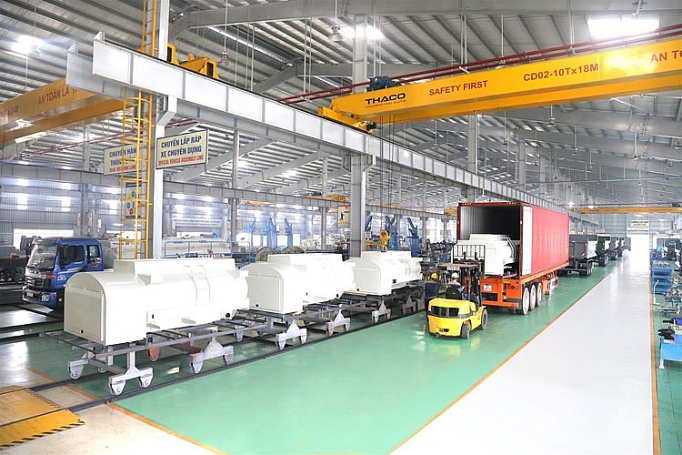 thaco mo rong thi truong xuat khau