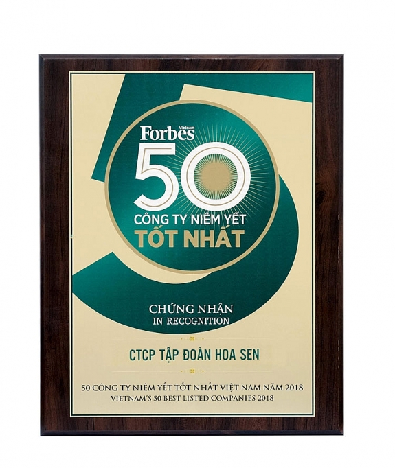 Tập đoàn Hoa Sen lọt top “50 công ty niêm yết tốt nhất Việt Nam” năm 2018 tap doan hoa sen lot top 50 cong ty niem ye t to t nha t viet nam nam 2018