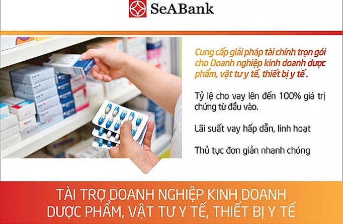 seabank ho tro doanh nghiep kinh doanh duoc pham vat tu y te thiet bi y te