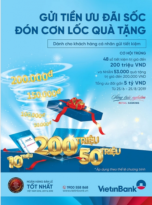 hang chuc nghin khach hang huong uu dai khi gui tien tiet kiem tai vietinbank