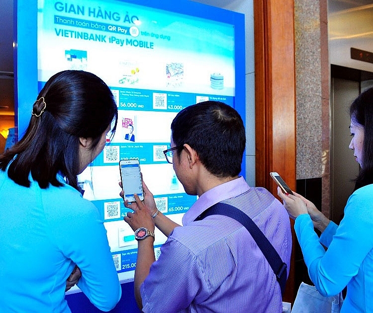 vietinbank day manh phat trien thanh toan khong dung tien mat