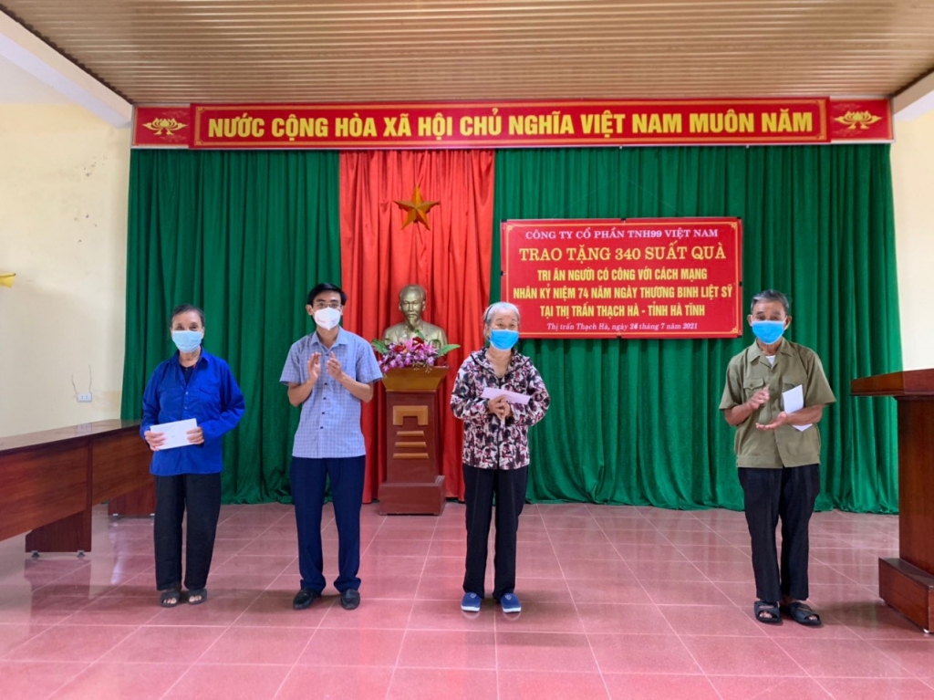hoạt động kỷ niệm 74 năm ngày Thương binh liệt sỹ của thị trấn Thạch Hà