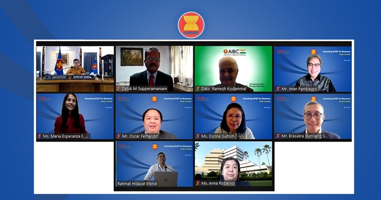 ASEAN khởi động chuỗi hội thảo chuyên đề trực tuyến về RCEP ASEAN khởi động chuỗi hội thảo chuyên đề trực tuyến về RCEP