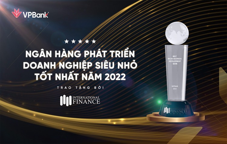 VPBank đón nhận giải thưởng Ngân hàng Phát triển doanh nghiệp siêu nhỏ tốt nhất năm 2022 VPBank đón nhận giải thưởng Ngân hàng Phát triển doanh nghiệp siêu nhỏ tốt nhất năm 2022