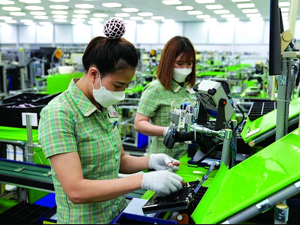 Hoạt động sản xuất tại Samsung Việt Nam. Ảnh: Trần Ngọc Hoạt động sản xuất tại Samsung Việt Nam. Ảnh: Trần Ngọc