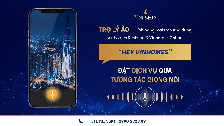Ra mắt trợ lý ảo trên ứng dụng Vinhomes Resident và Vinhomes Online Ra mắt trợ lý ảo trên ứng dụng Vinhomes Resident và Vinhomes Online